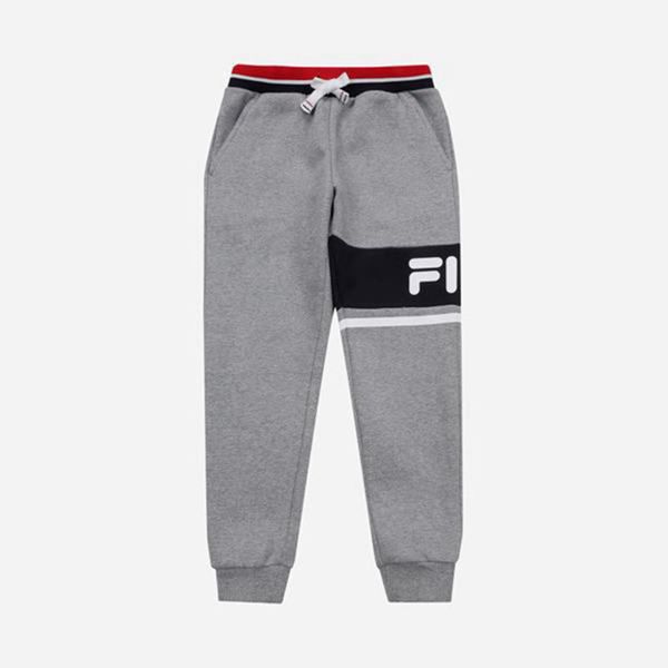 Calca Jogger Fila Rapaz Cinzentas - Fila Paolo Warm Up Fleece Portugal Online,FTDZ-03586